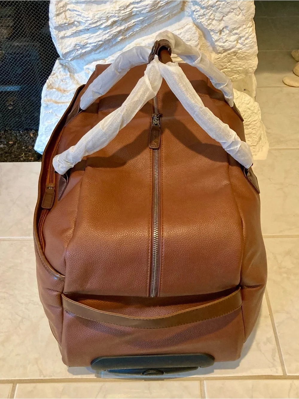 NWOT Davidson rolling duffel bag by “Brouk” and Co.